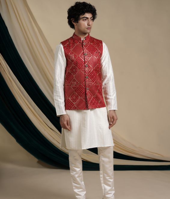 Jacket Kurta Set